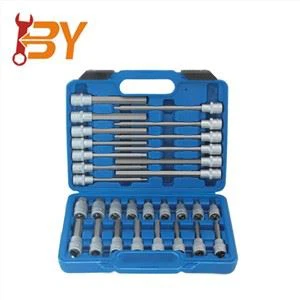 Conjunt d'endolls hexagonals de 30 peces de 1/2'' DR EX-LONG